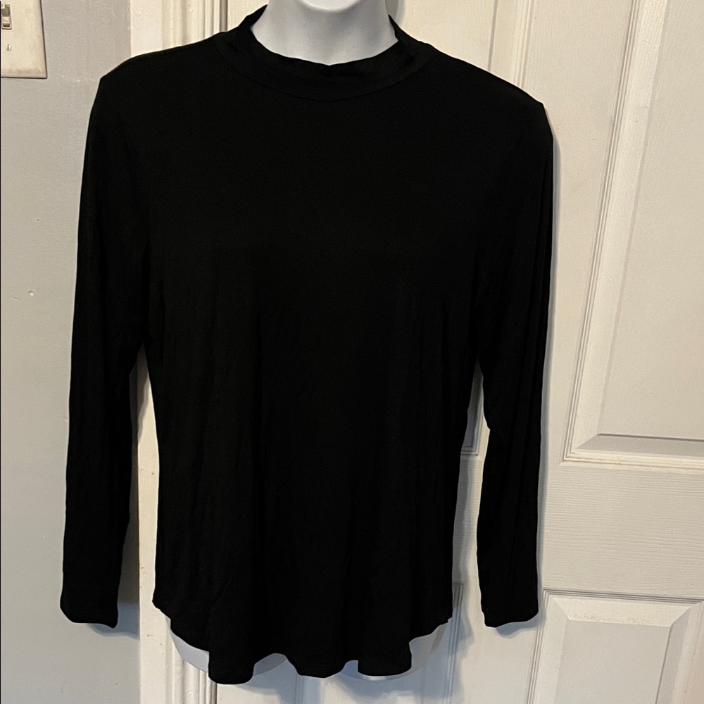 NWT Maurices Classic Black Women's Knit Top